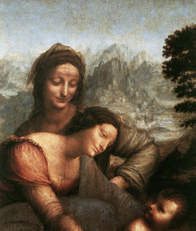 LEONARDO da Vinci Madonna with the Yarnwinder  tw Norge oil painting art